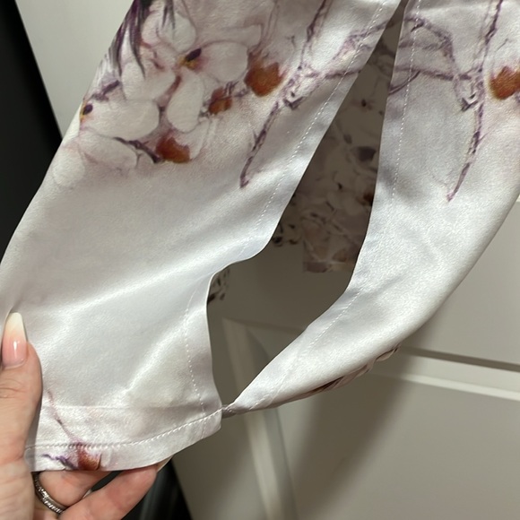 Peacock Print Sleeveless Tunic 100% silk - Picture 4 of 14